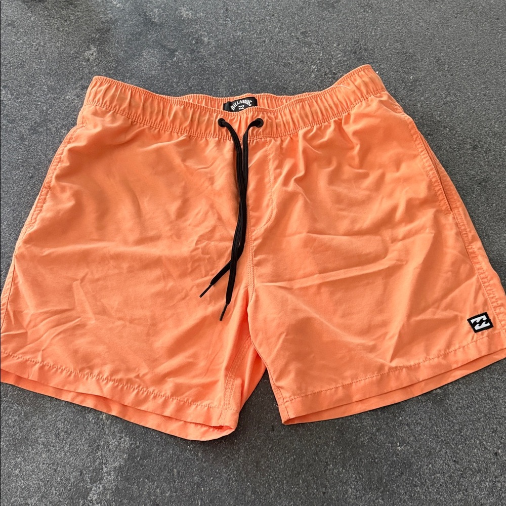 Billabong Men's Recycler Layback Orange Surf Board Shorts